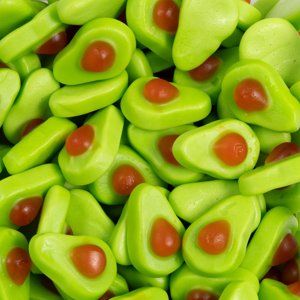 gummy avocado, avocado lollies, LollyShop