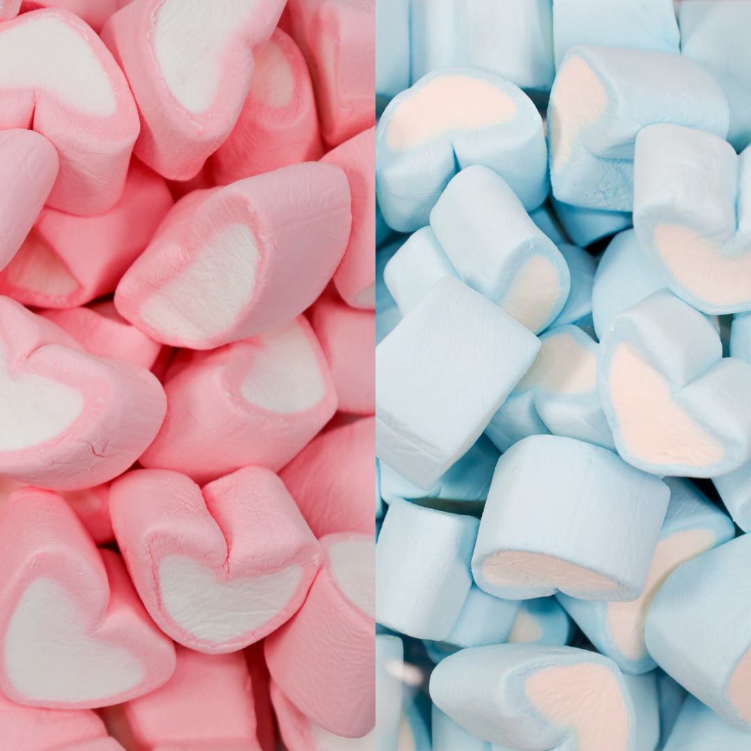 Marshmallow Hearts 200g