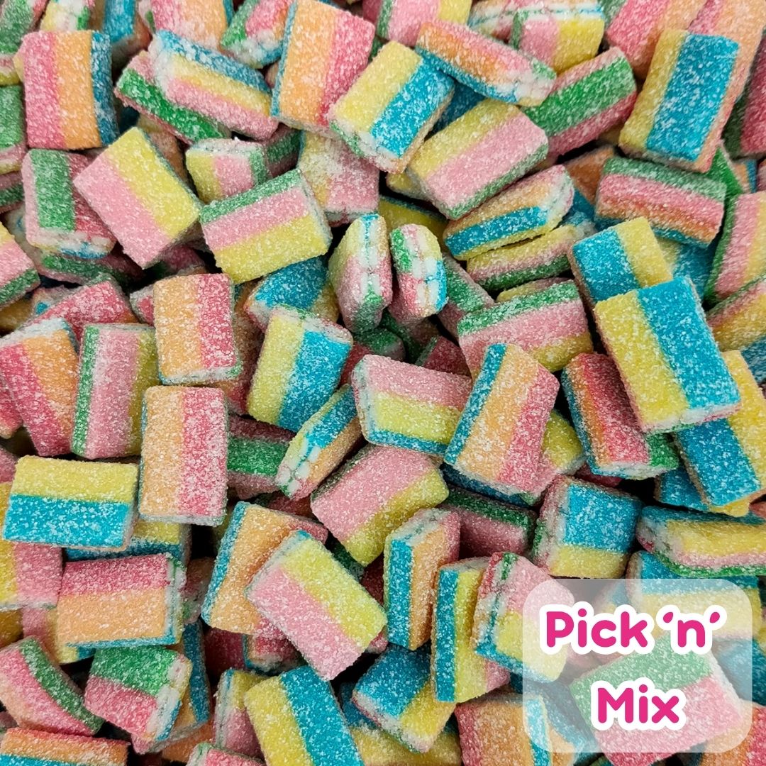 Rainbow Bricks 100g (Pick 'n' Mix)