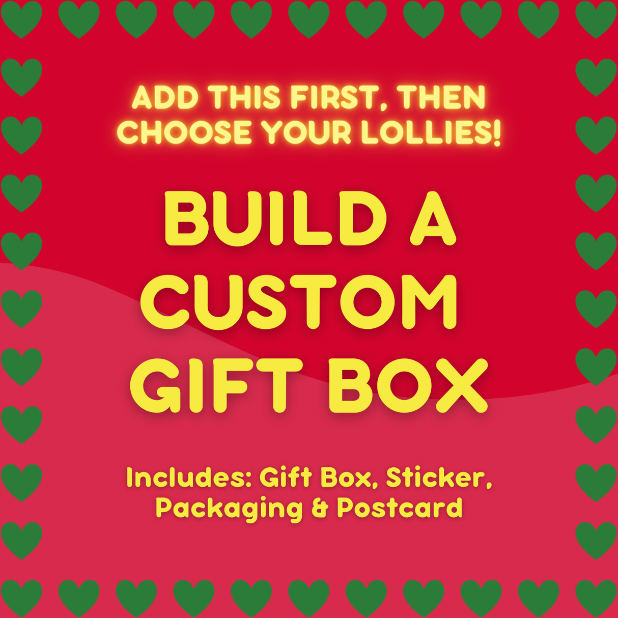 build a box, gift, christmas