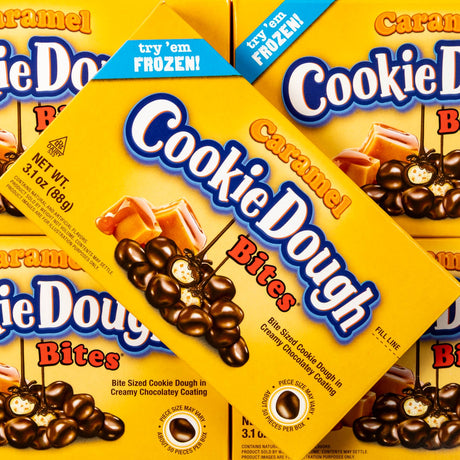 cookie, dough, bites, caramel, lollies, american, lollyshop, nz