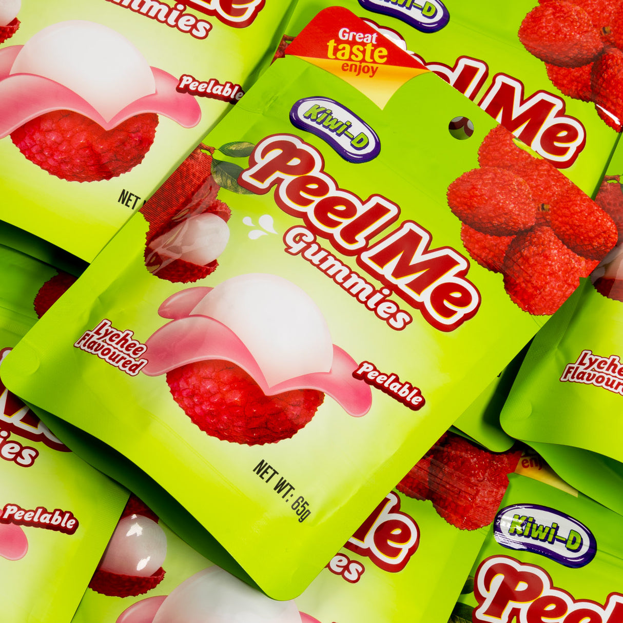 peel me, gummies, trending, lychee, lollyshop