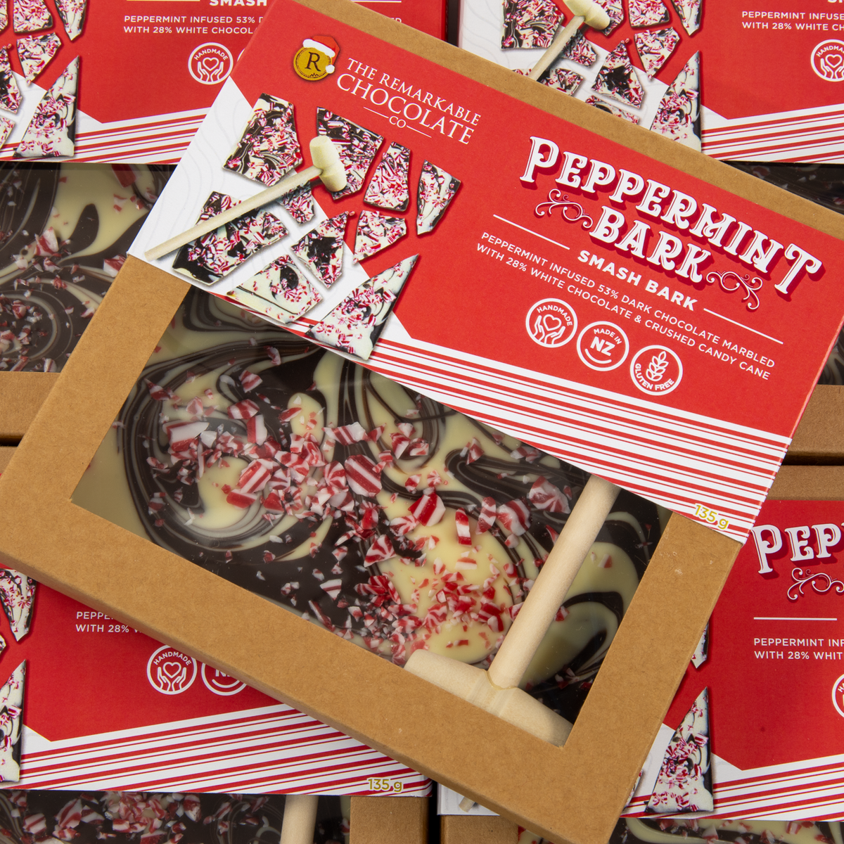 The Remarkable Chocolate Peppermint Smash Bark 135g