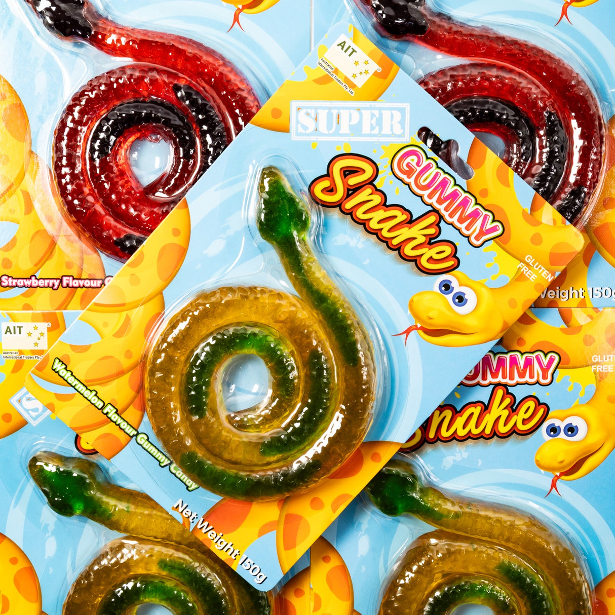super, gummy, snake, novelty, giant, gluten free, lollies, candy, lollyshop, nz