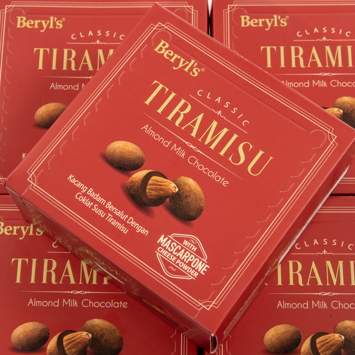 Beryl's Tiramisu Chocolate Almond 65g