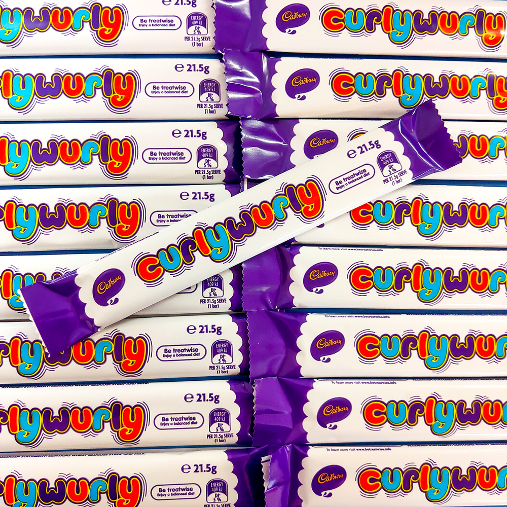 Cadbury Chocolate, Curly Wurly, Cadbury Curly Wurly