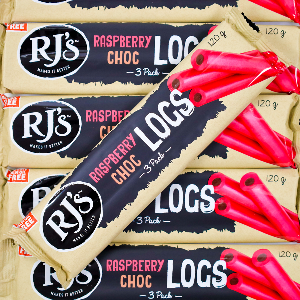 Chocolate Logs RJ's 3 Pack 120g
