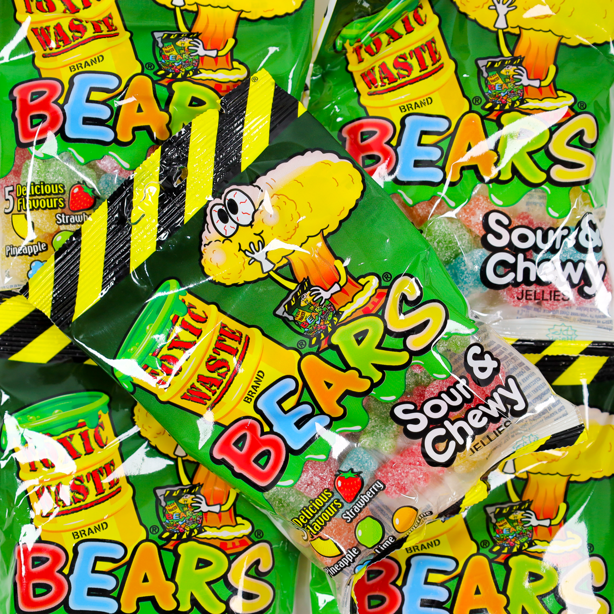 Toxic Waste Sour Bears Bag 142g