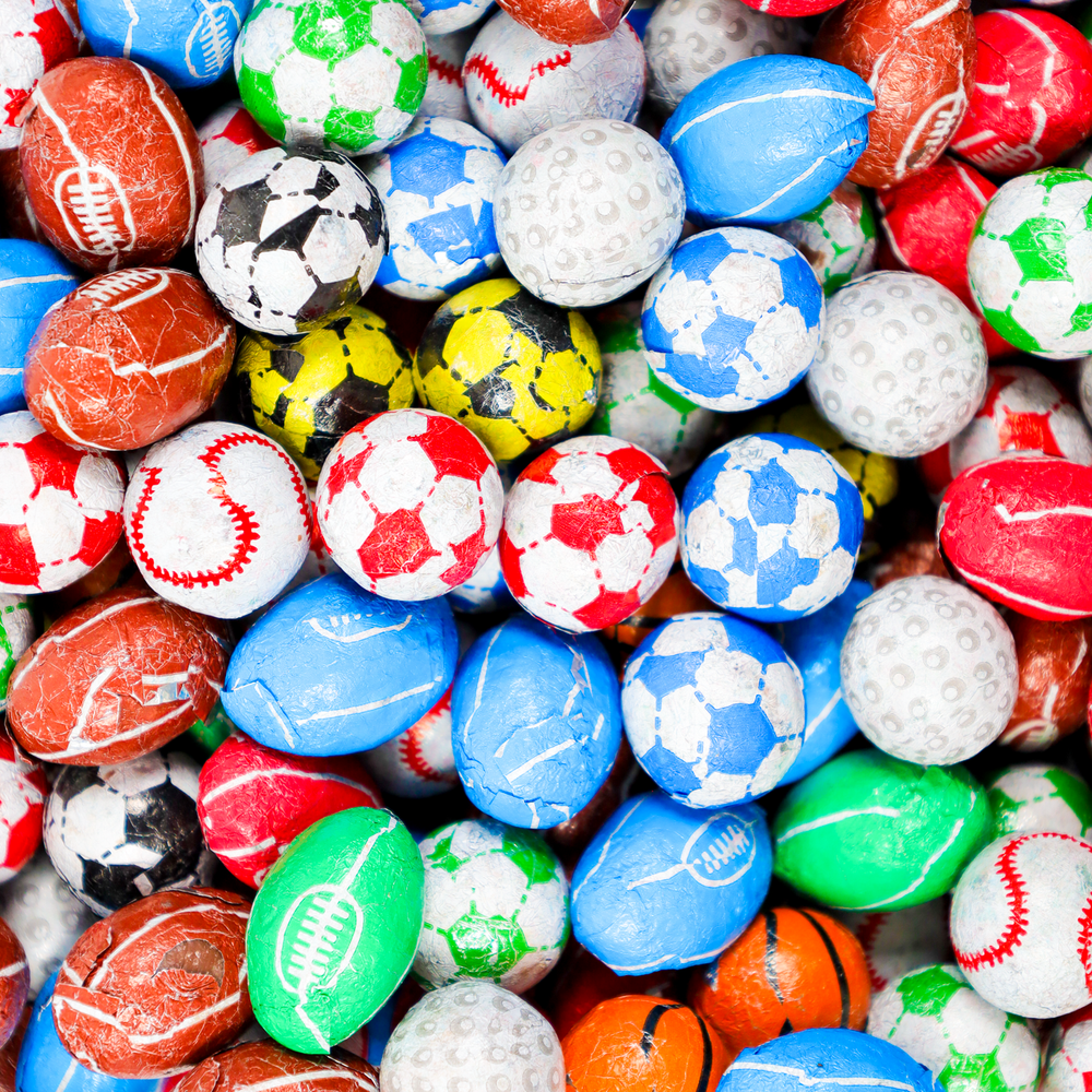 Chocolate Sports Ball Mix 100g