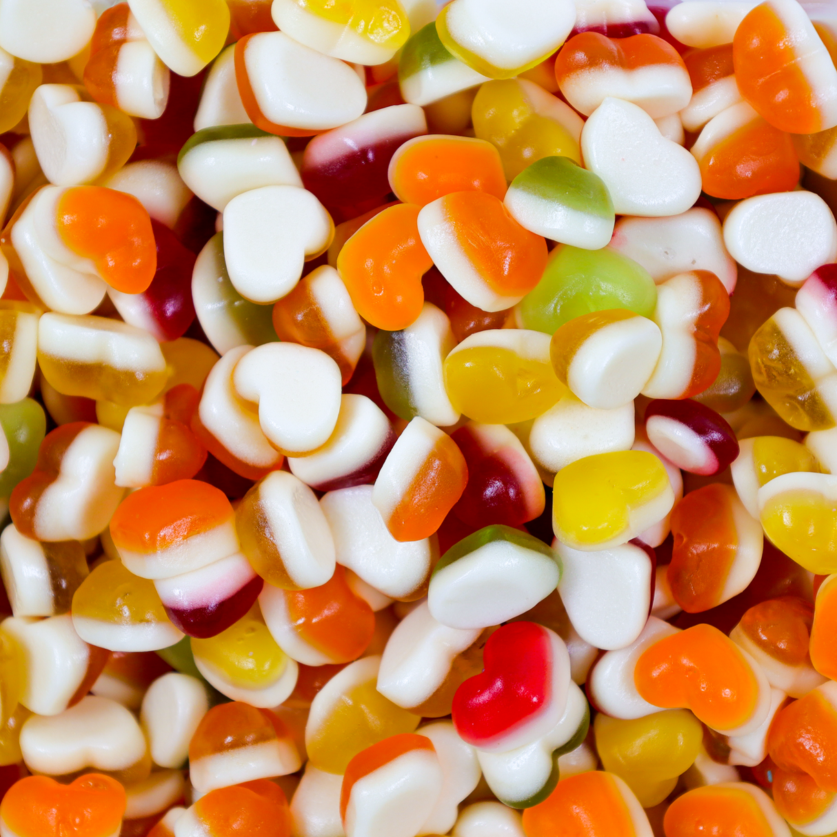 Mini Gummy Hearts 100g