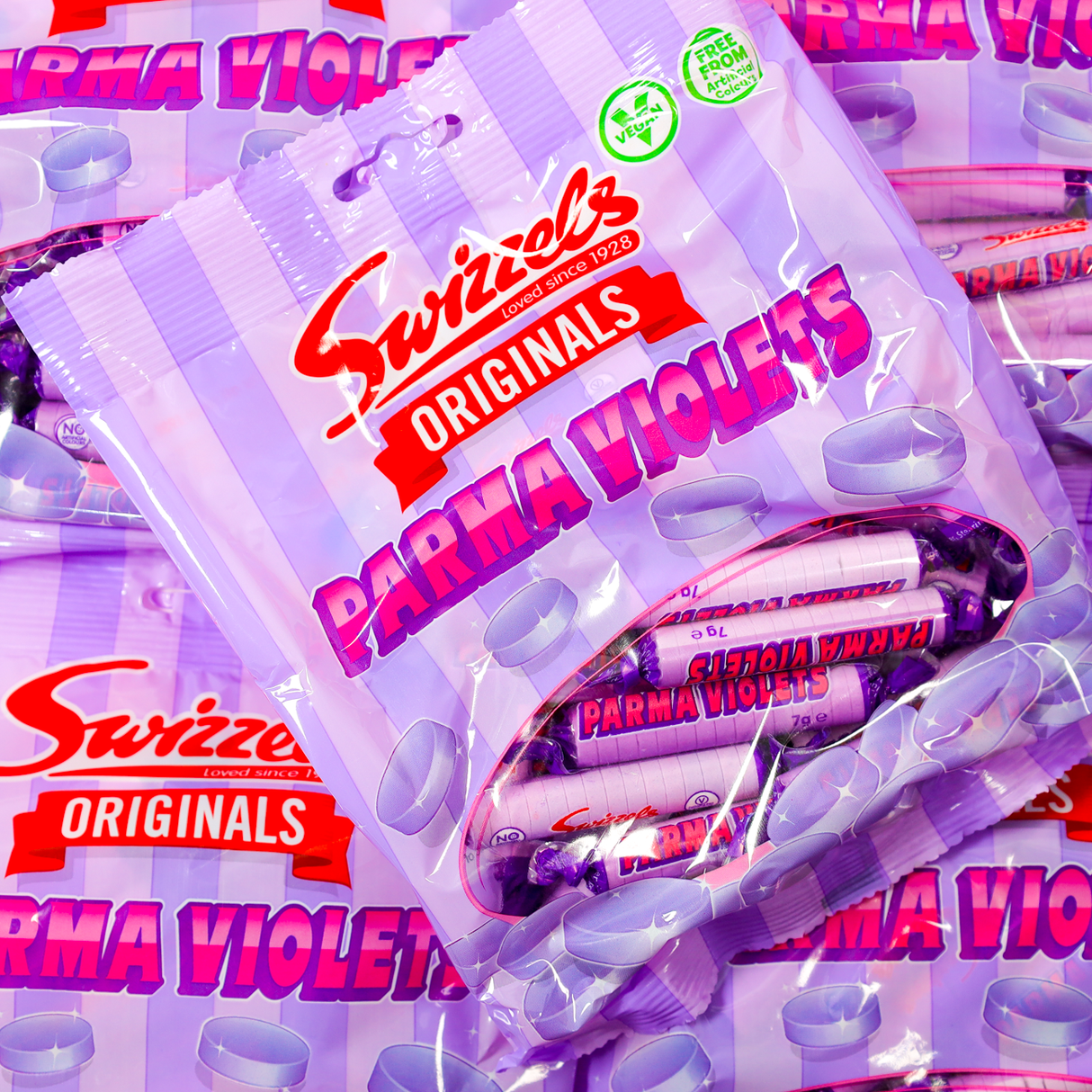 Swizzels Parma Violet Mini Rolls 130g