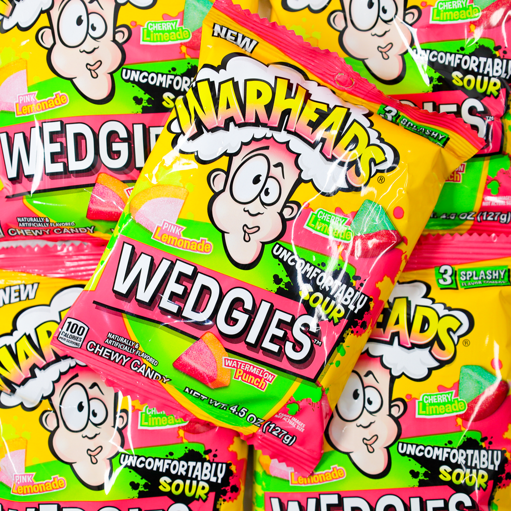 Warheads Wedgies Peg Bag 127g