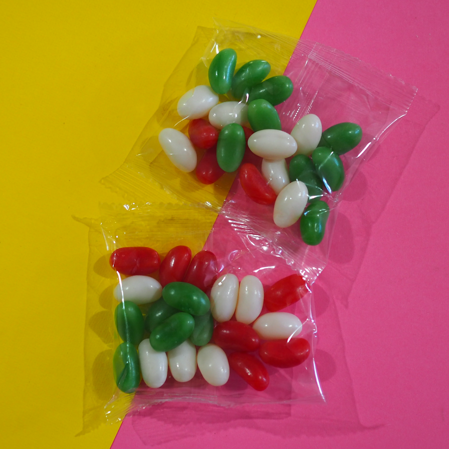 Christmas Beans (Personalised Lolly Bags)