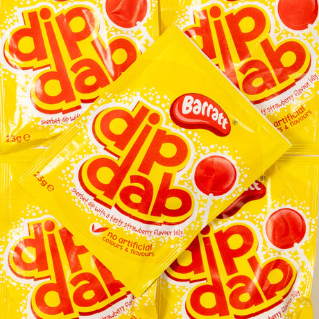 barratt, dip dab, sherbet, strawberry