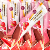 elit, chocolate, stick, ice cream, shaped, cream, filled, strawberry, lollyshop, nz
