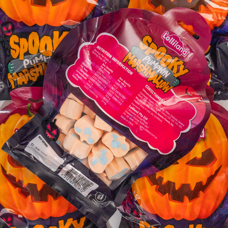 Halloween Pumpkin or Skull Marshmallows 100g