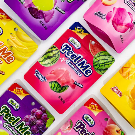 peel me, gummies, tiktok, trend, peelers, lollies, nz, lollyshop