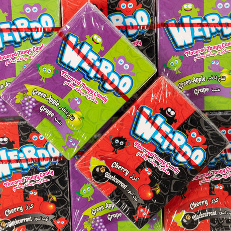 weirdo, candy, tangy