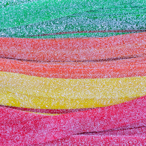 4 colour belts, sour belts, sour candy, belt candy