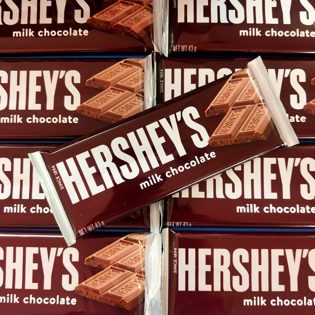Hershey, American Candy, Chocolate, American Lollies, Hershey Milk Chocolate Bar
