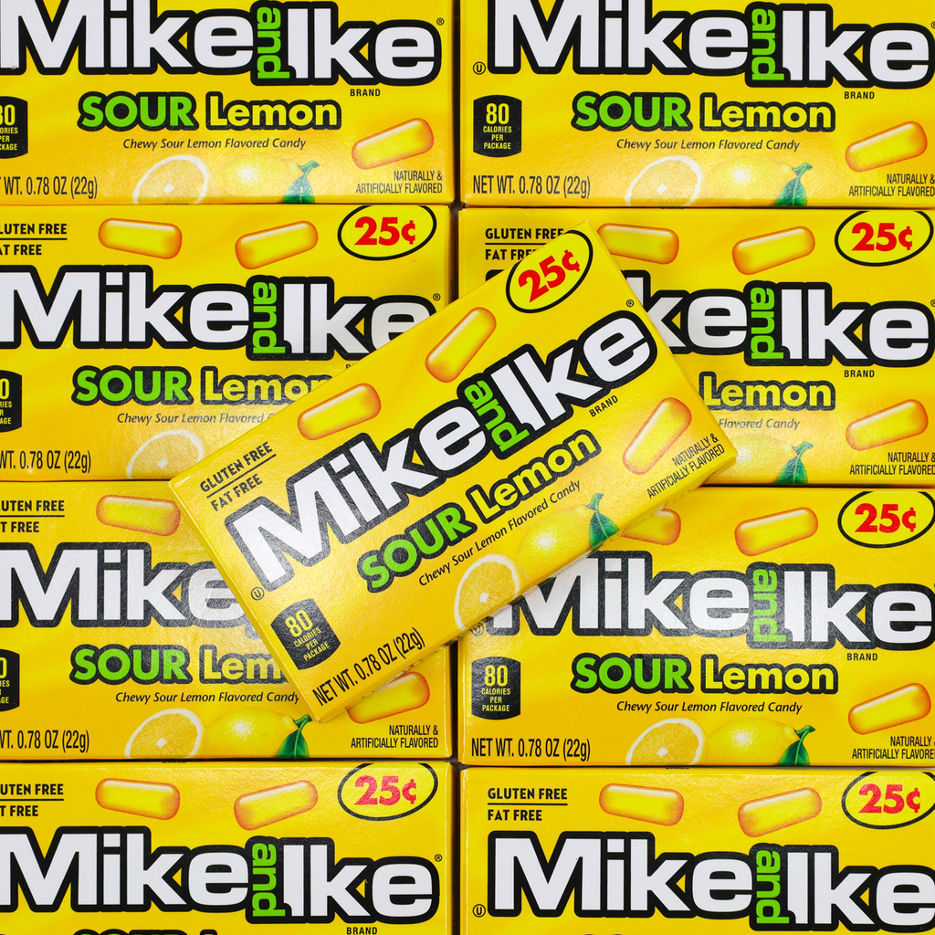mike and ike, mini mike and ike, lemon mike and ike, american candy, mini theatre box