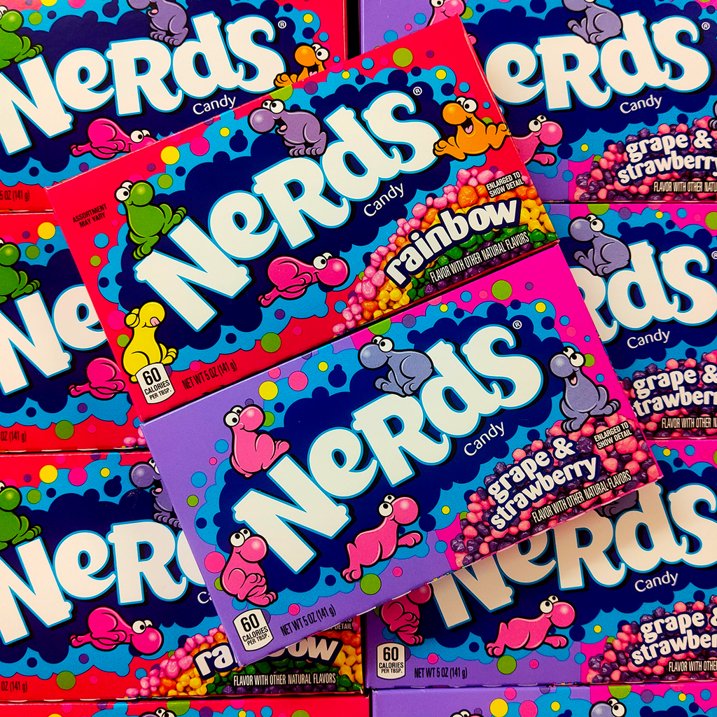 Rainbow Nerds, Grape & Strawberry Nerds, Nerds, American Candy, Nerds Candy, LollyShop