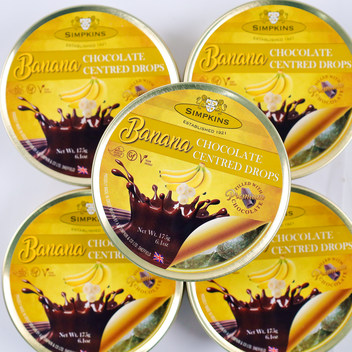Simpkins Tin with Chocolate Centre