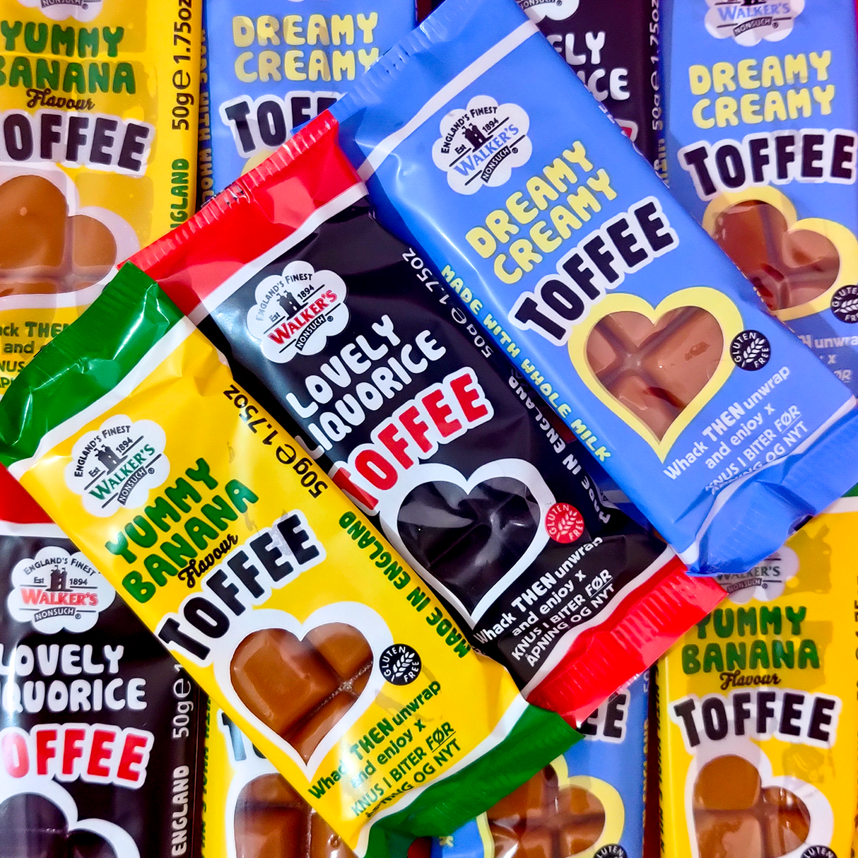 Walkers Toffee Bars 50g