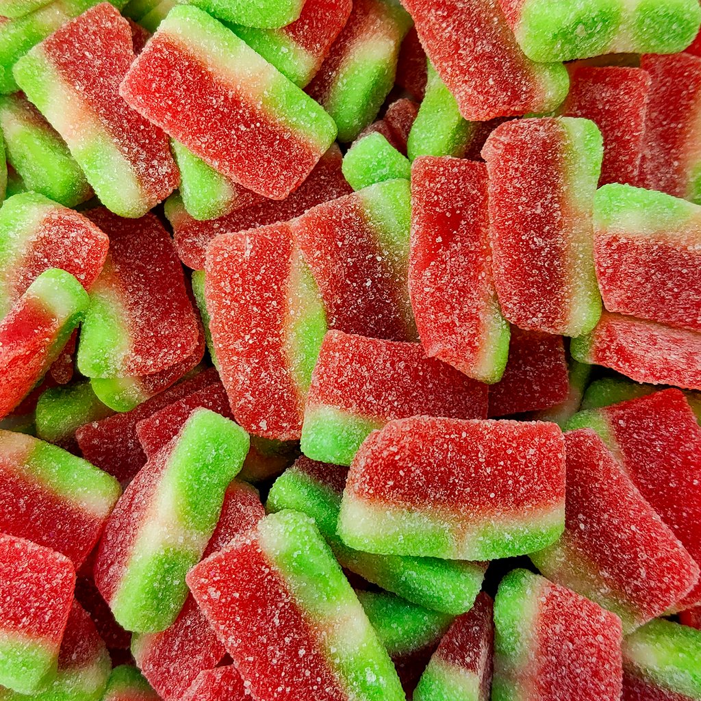 watermelon slice, sugared watermelon, watermelon lollies