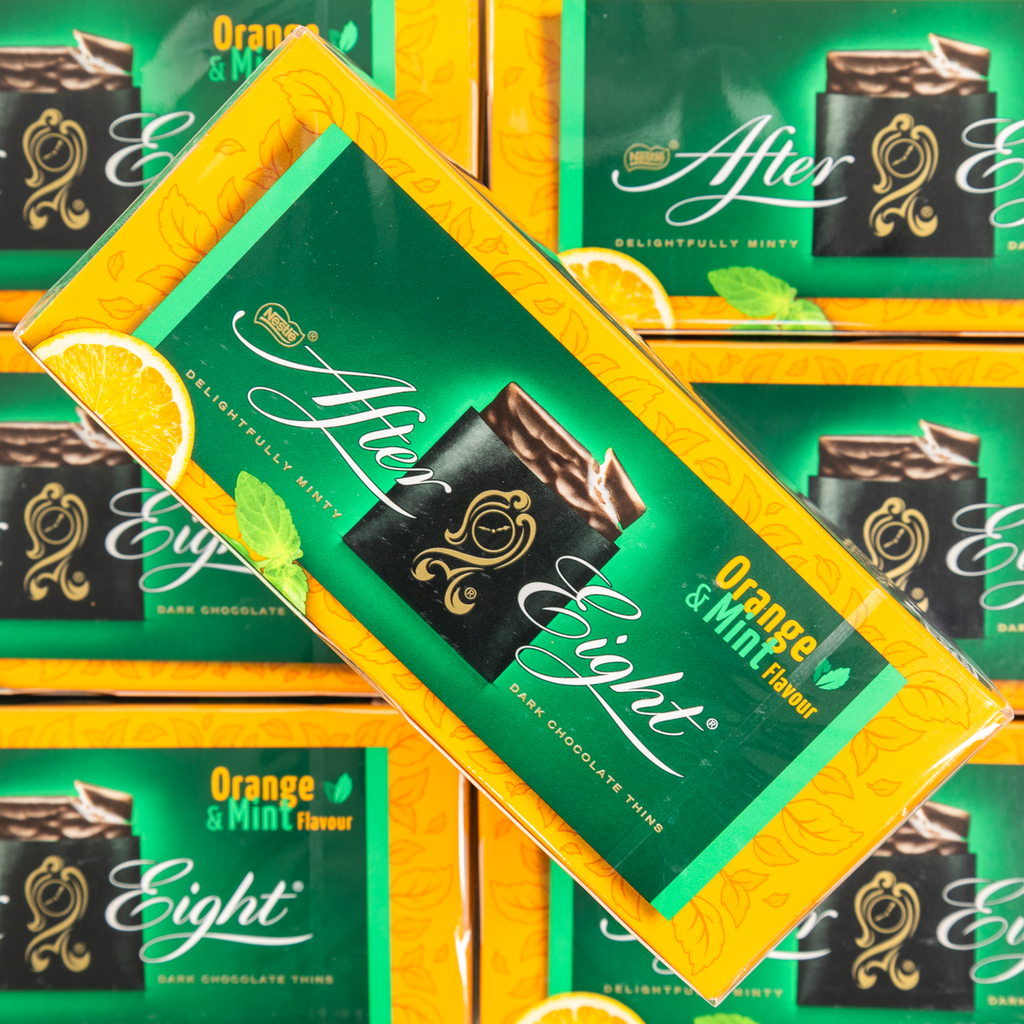after eight, chocolate, orange, mint, lollyshop, christmas