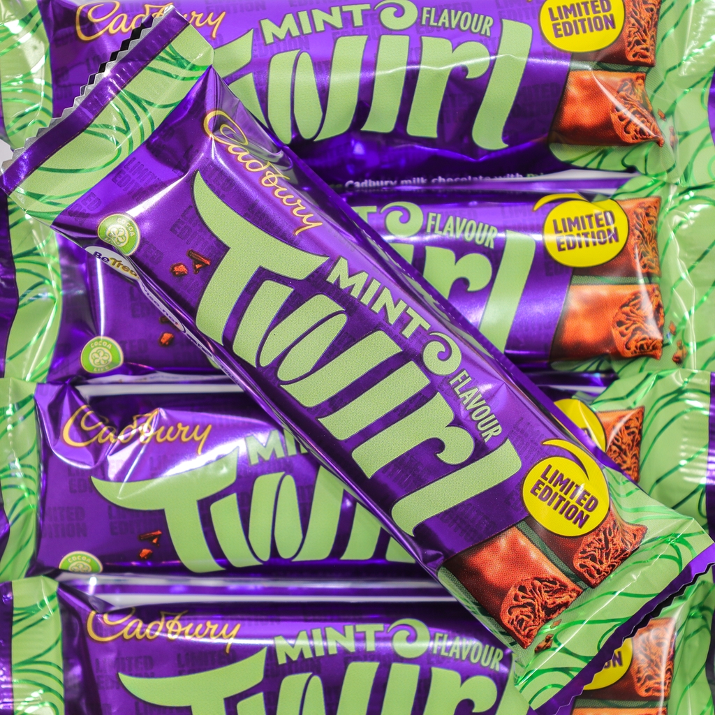 twirl, mint, chocolate, limited edition, vegetarian, lollyshop